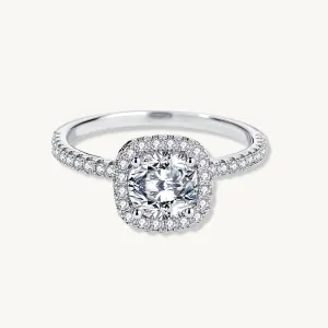 1 ct The Hazel Moissanite Diamond Engagement Ring