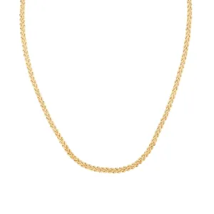 10k Yellow Gold Double Rope Chain Necklace 3.8mm