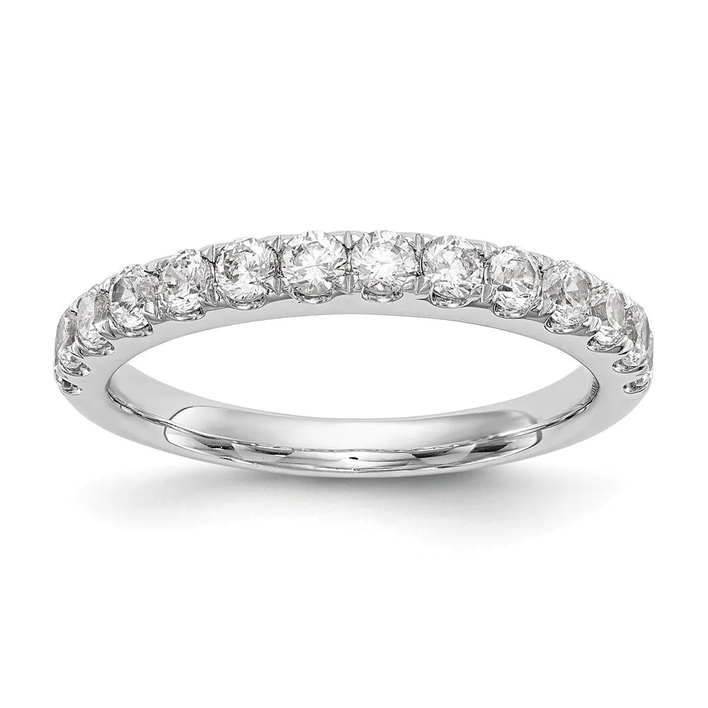 14k Gold Lab Grown Diamond Wedding Band Ring 3/4Ct Clarity- VS Color- D-E