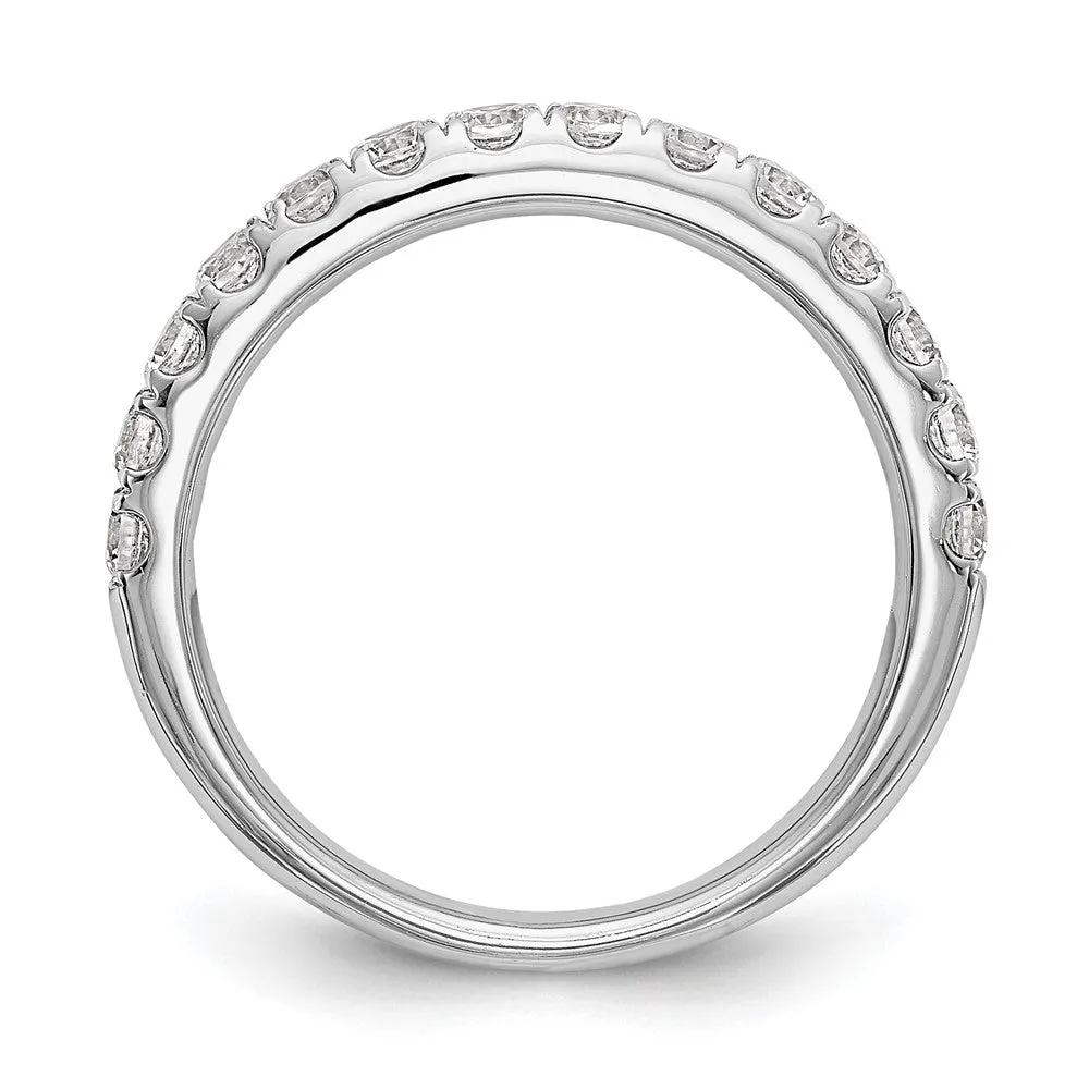 14k Gold Lab Grown Diamond Wedding Band Ring 3/4Ct Clarity- VS Color- D-E