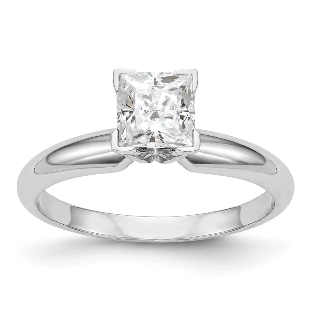 14k White Gold Lab Grown Diamond Wedding Band Ring 1/2Ct Clarity- VS Color- G-H