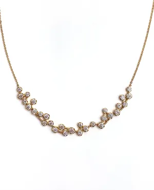 14K Yellow Gold Diamond Constellation Necklace