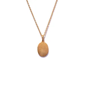 14kt Classic Fingerprint Necklace