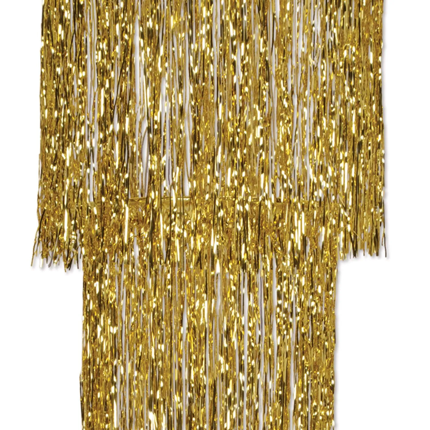3-Tier (1-Ply) Shimmering Party Chandelier - gold