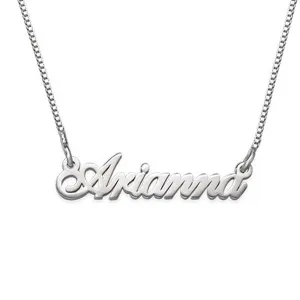 925 Sterling Silver Personalized Tiny Classic Name Necklaces Adjustable Chain 16”-20”