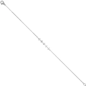 925 Sterling Silver Silver Delight Droplet Bracelet