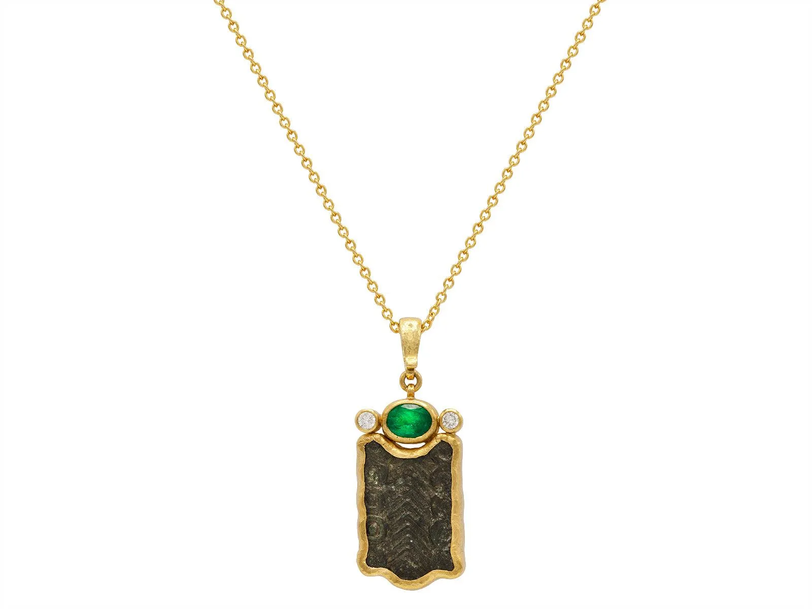 Antiquities Diamond Pendant Necklace