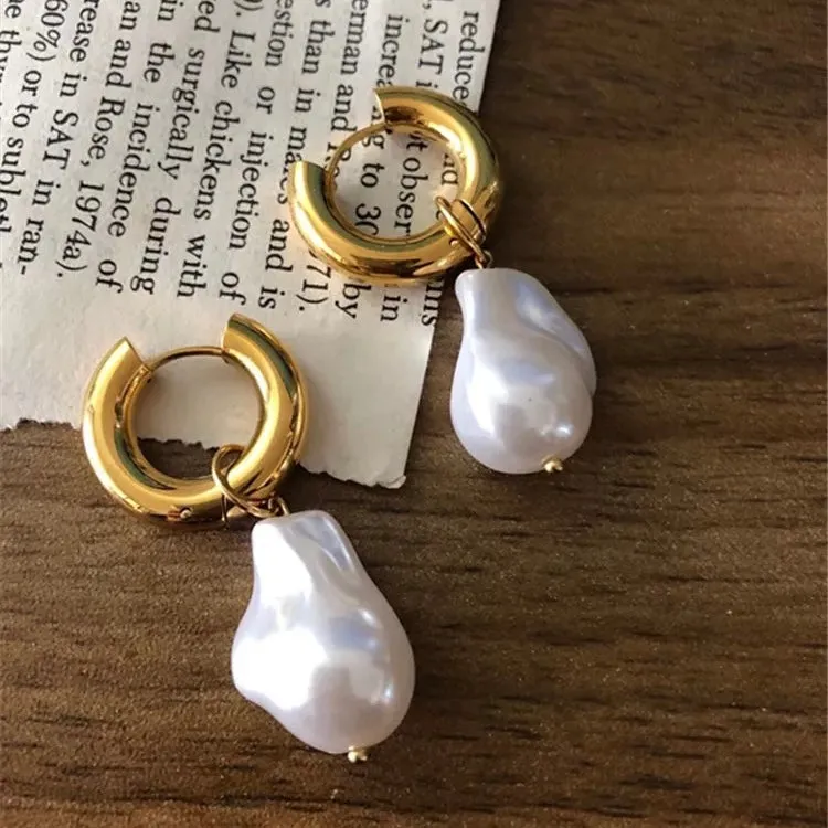 Baroque Pearl Earrings