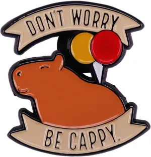 Capybara Enamel Pins Cute Animal Badges Lapel Pins Brooches for Backpacks Jacket Accessories