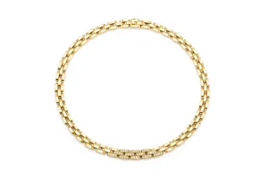 Cartier Maillon Panthere Necklace with Diamond Links