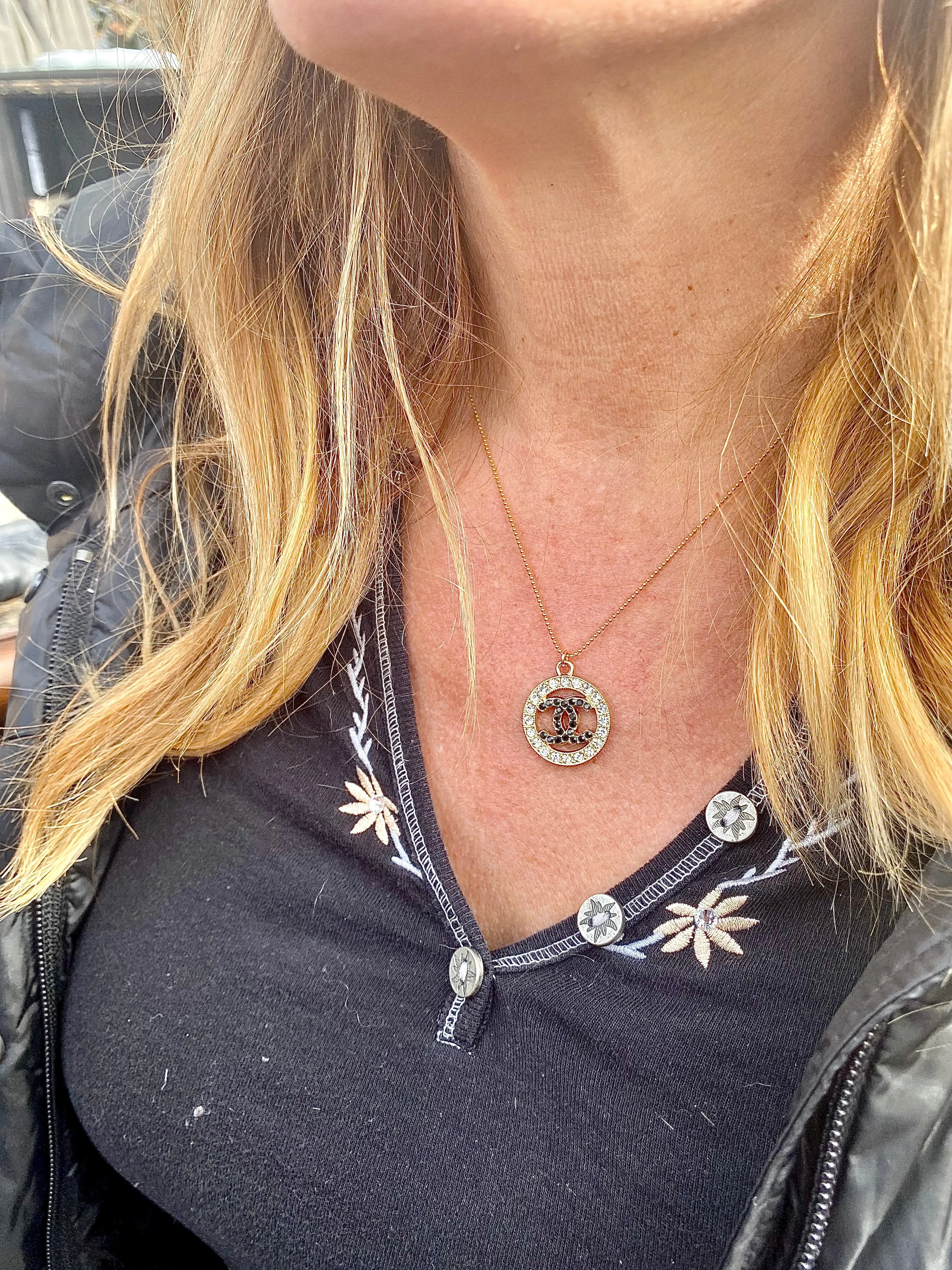 CC Classic Bling Charm Necklace