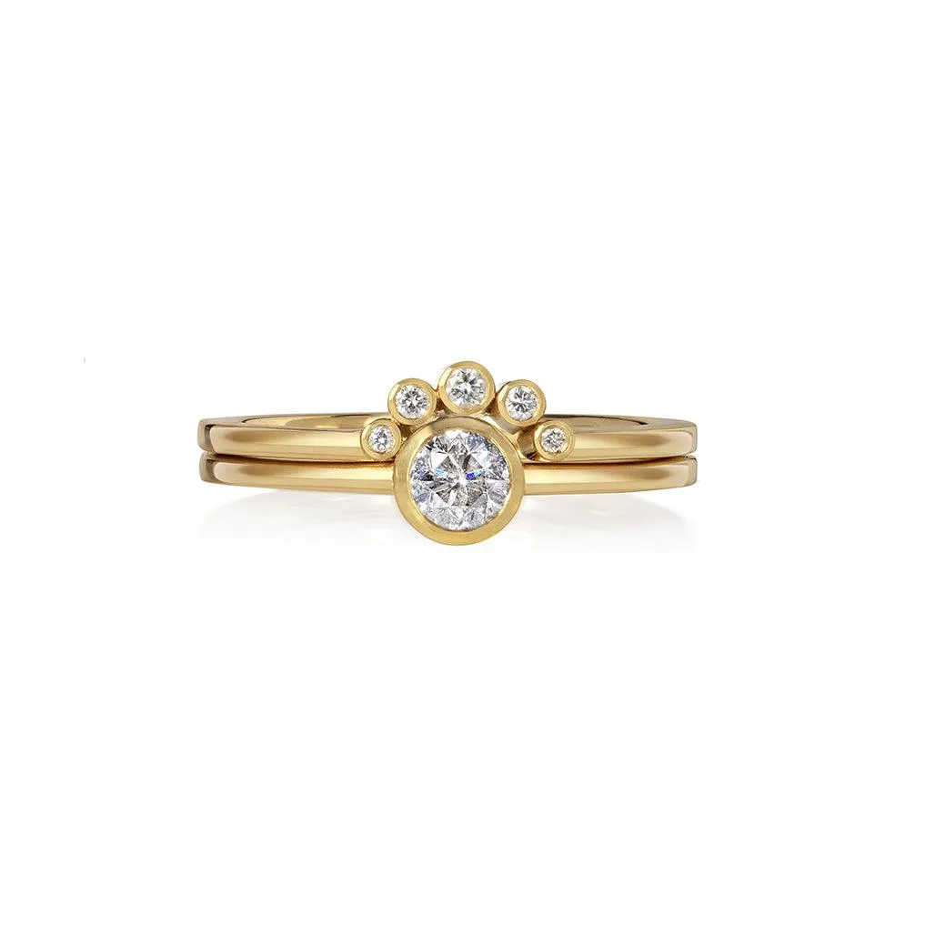 Chandri Arc Wedding Ring