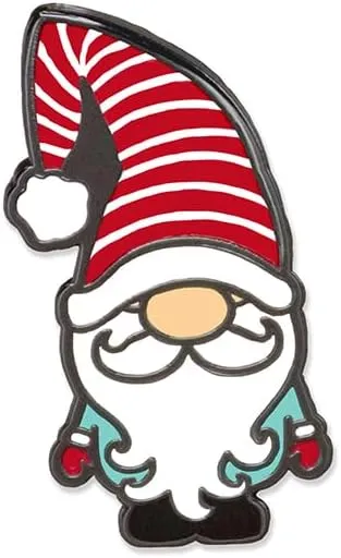 Christmas Pin by LifeBeats | Cute Pin for Clothes, Jackets, Hats, Bags, and Lanyards | Enamel Pin Comes with a Greeting Card | Lapel Pin with Sturdy Backing