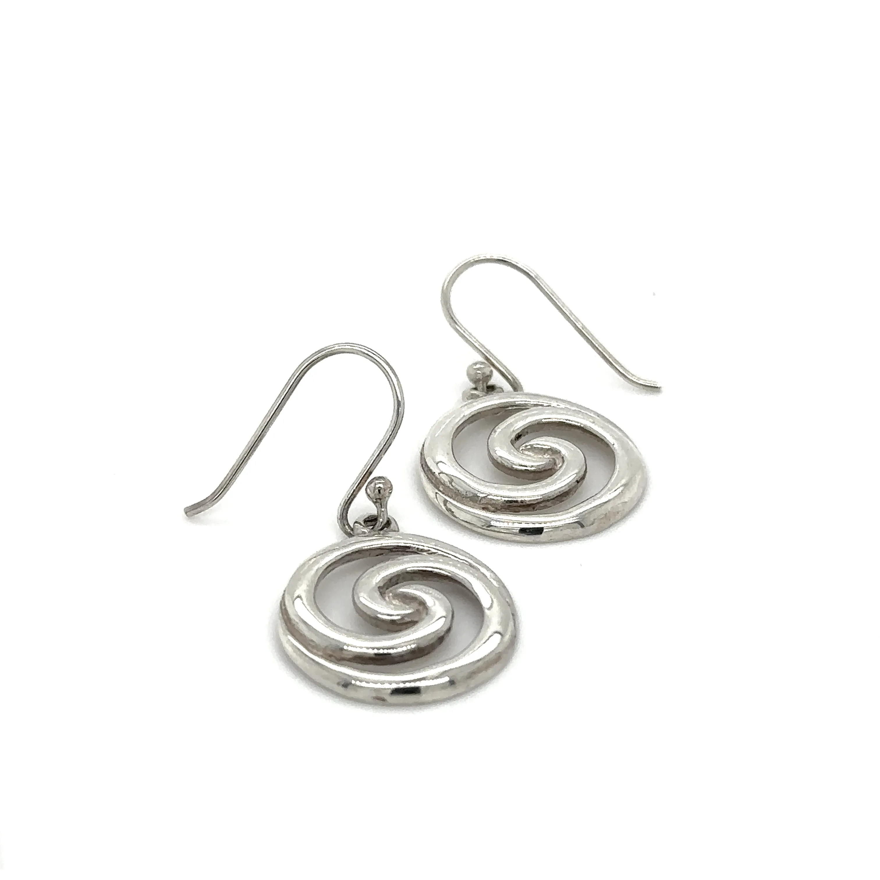 Circular Swirl Earrings