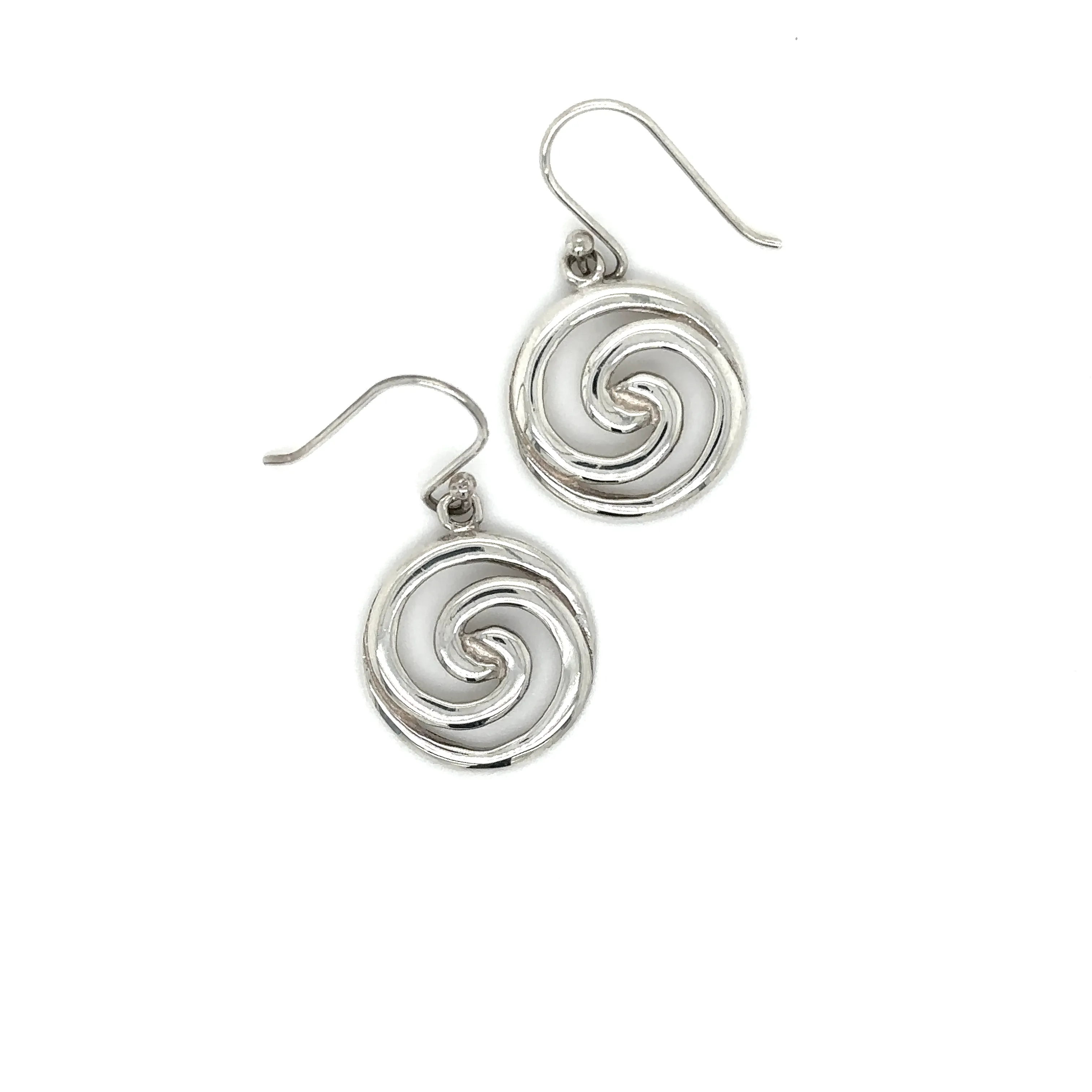 Circular Swirl Earrings