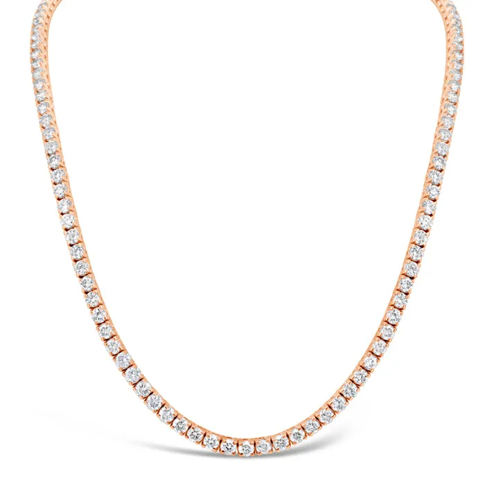 Classic Diamond Tennis Necklaces