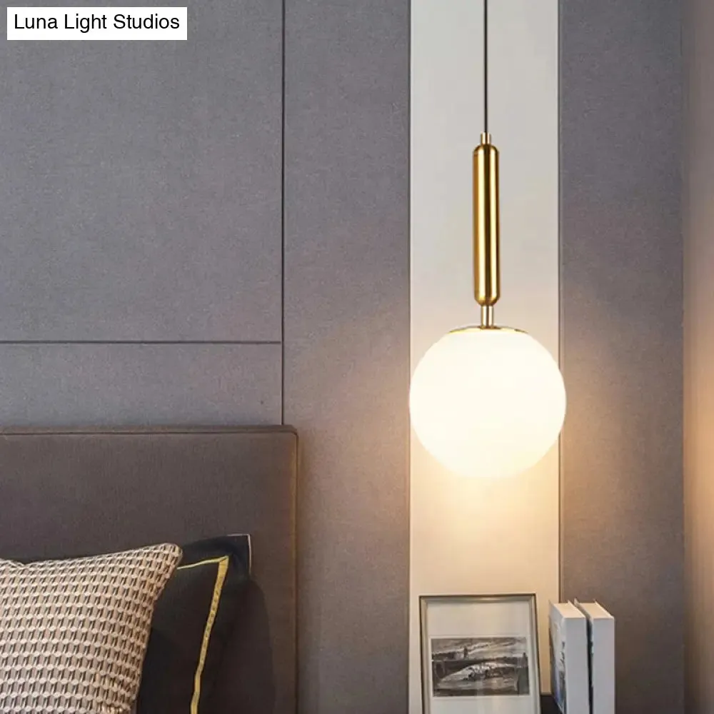Contemporary Glass Pendant Light for Lounge