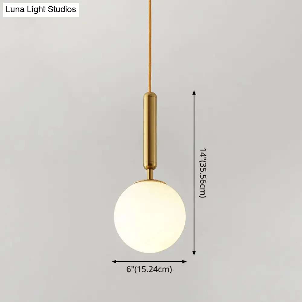 Contemporary Glass Pendant Light for Lounge