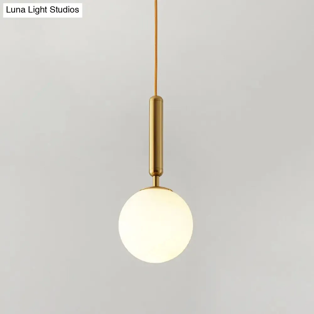Contemporary Glass Pendant Light for Lounge