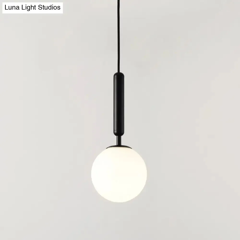 Contemporary Glass Pendant Light for Lounge