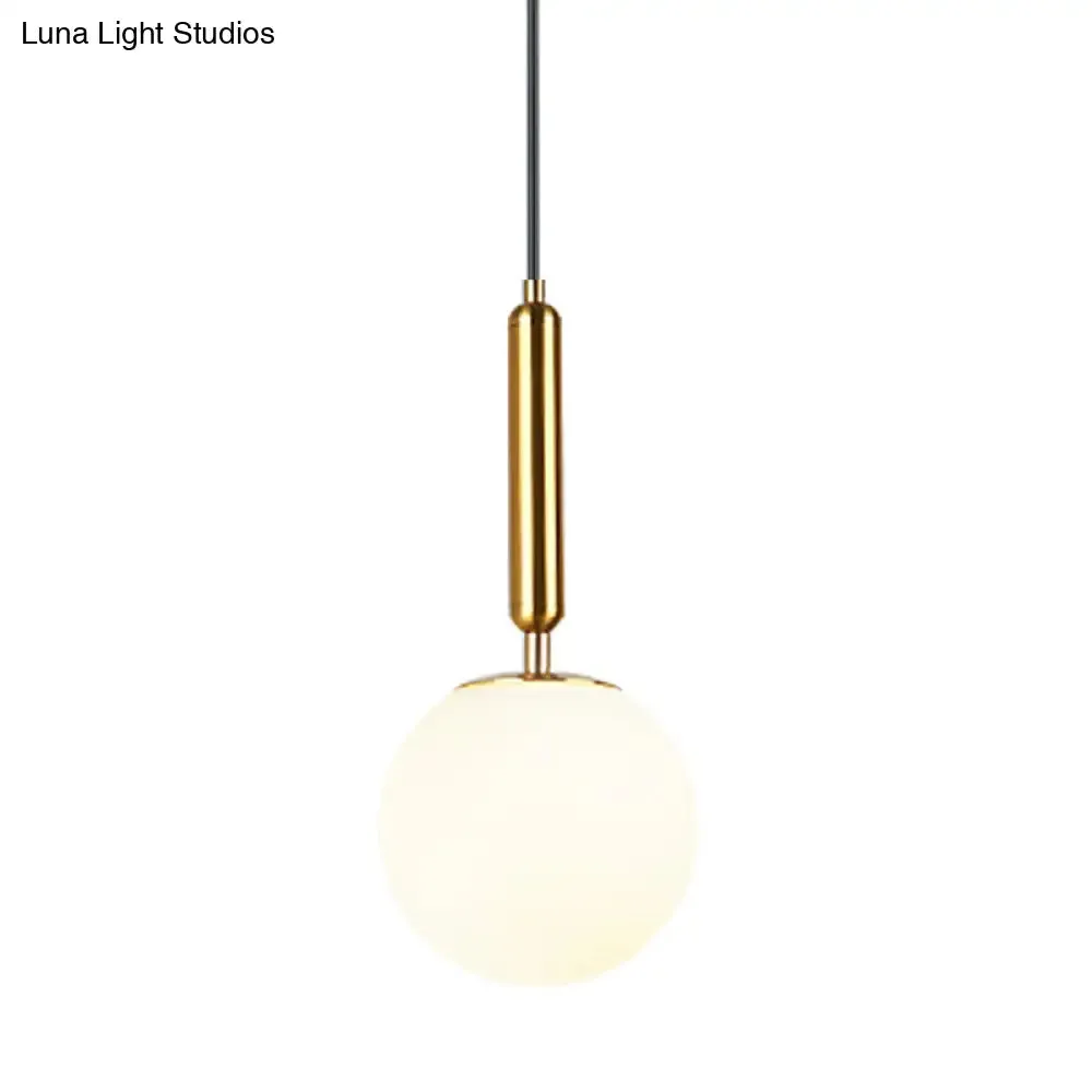 Contemporary Glass Pendant Light for Lounge