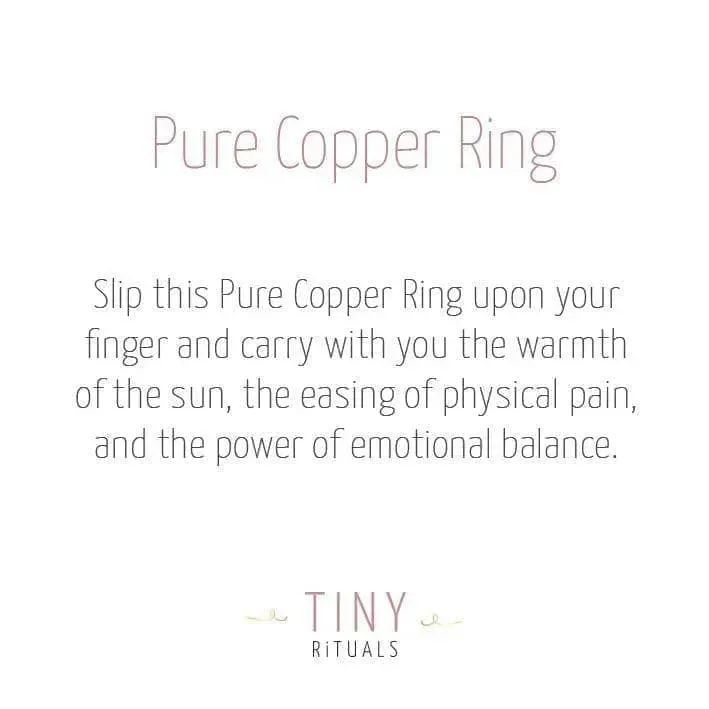 Copper Healing Ring by Tiny Rituals