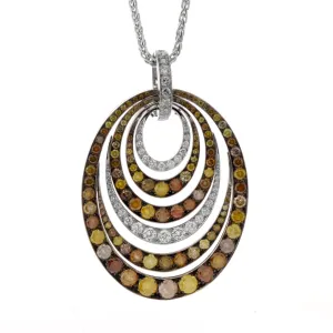 De Grisogono Fancy Diamond White Gold Necklace