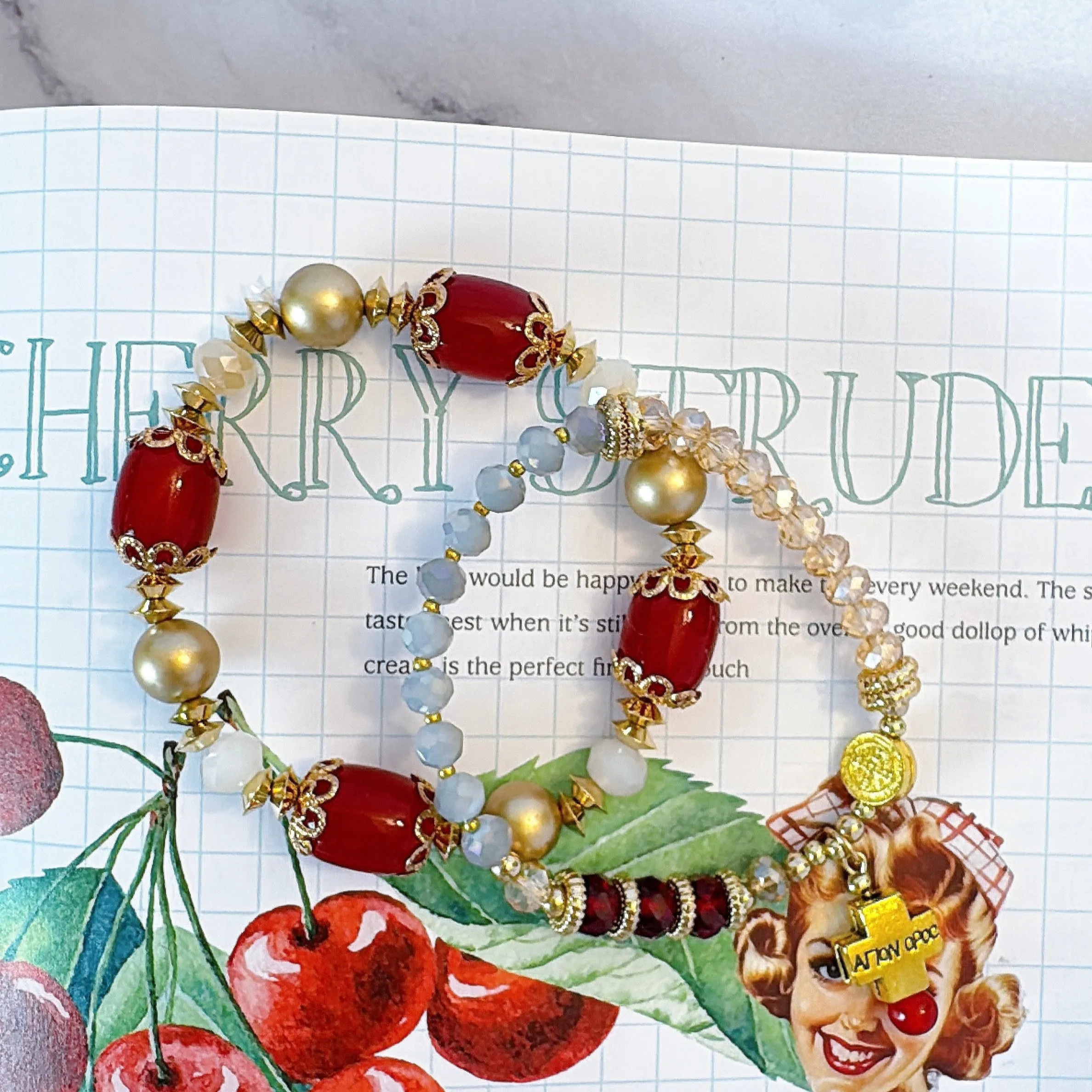 Divine Mercy Two Decades Rosary Bracelet Set