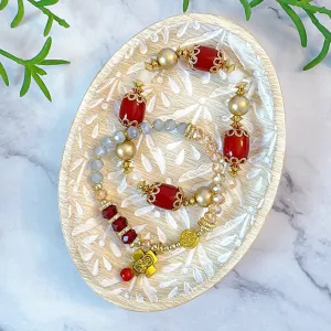 Divine Mercy Two Decades Rosary Bracelet Set
