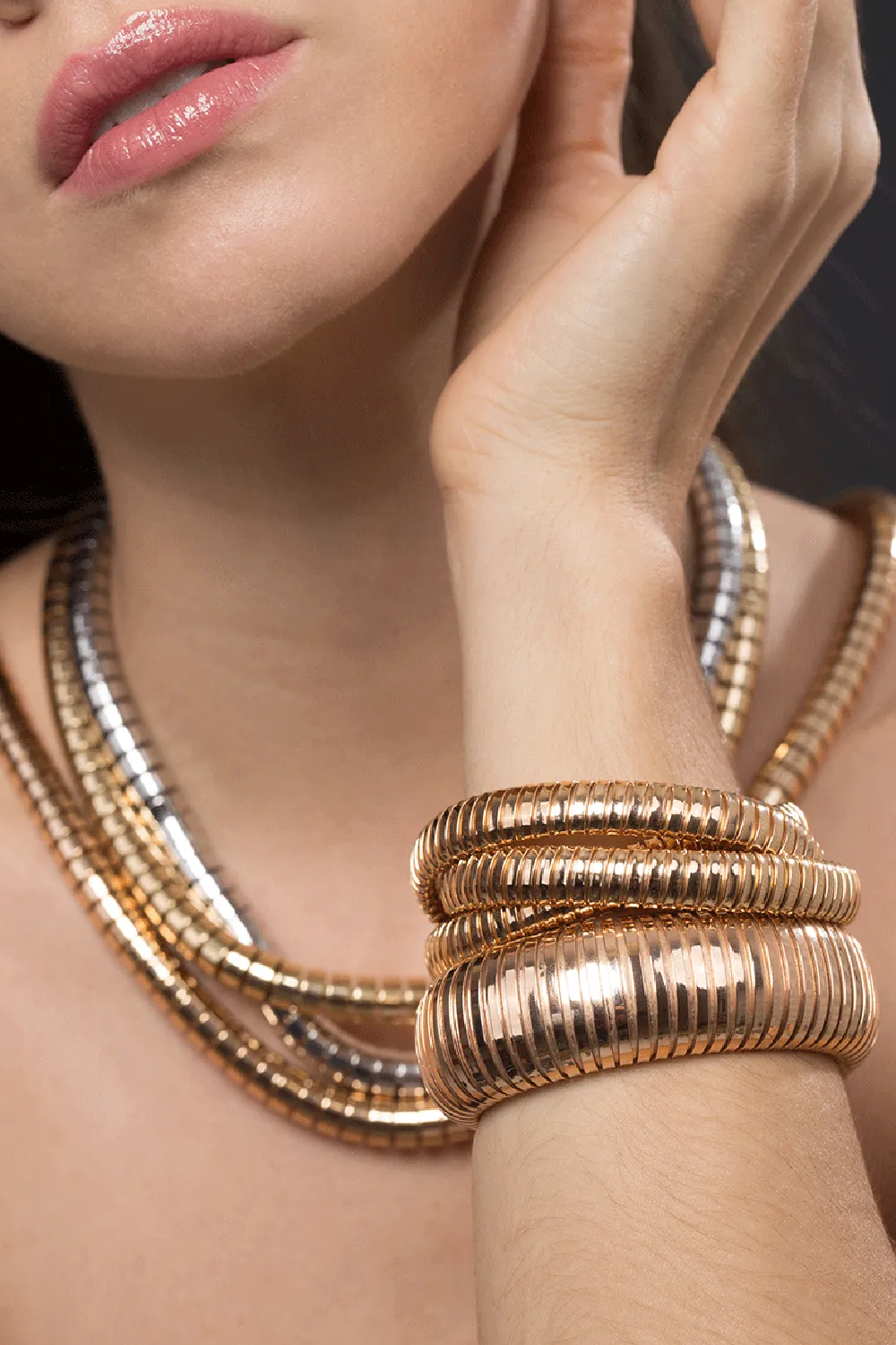 Domed Cuff Bracelet - 56mm
