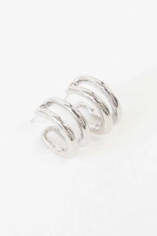Duple Hoop Earrings