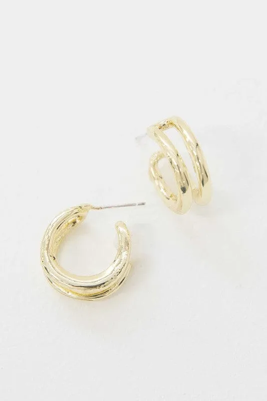 Duple Hoop Earrings