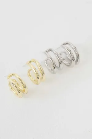Duple Hoop Earrings