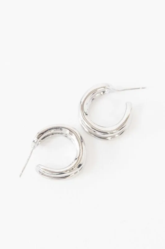 Duple Hoop Earrings