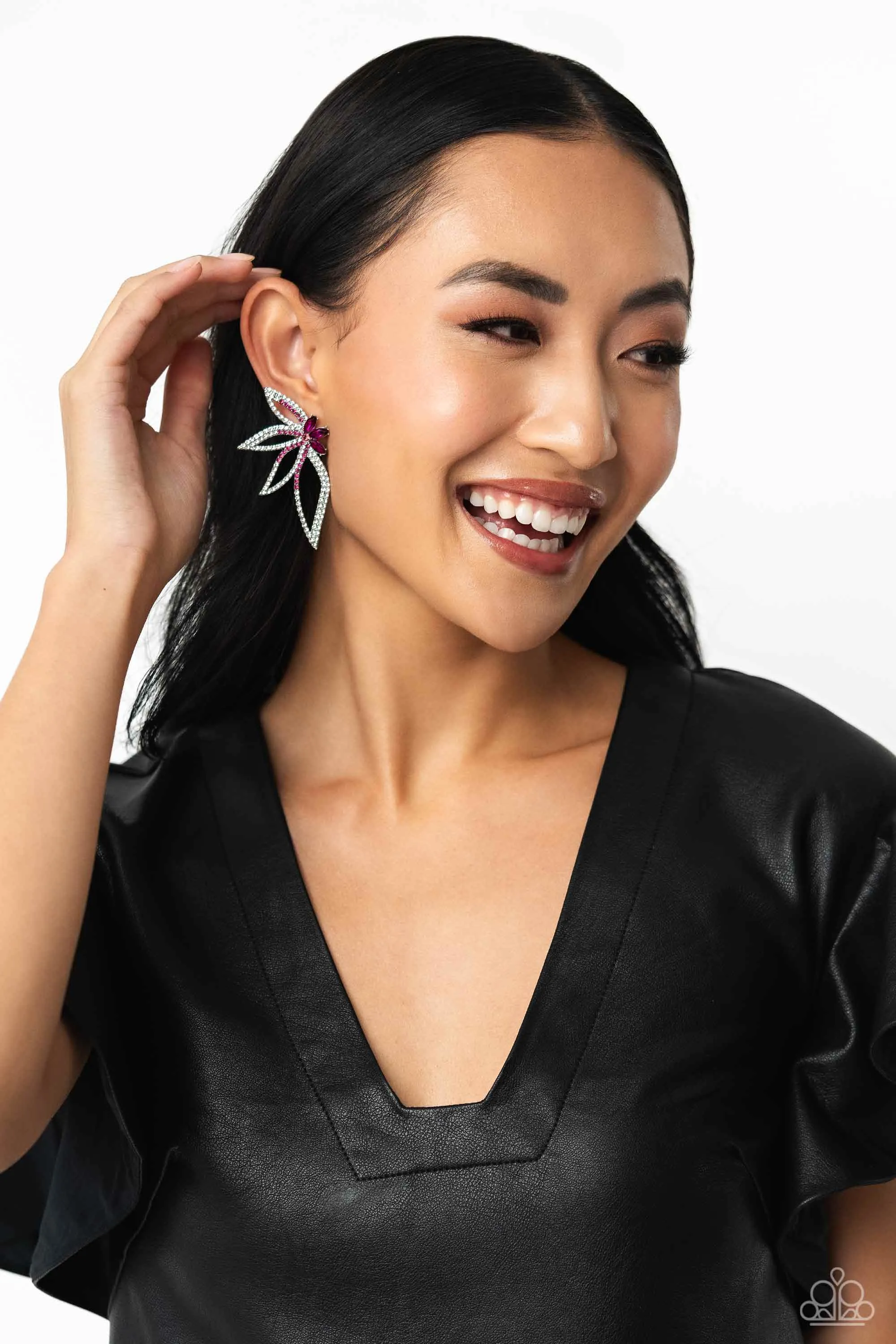 Earrings Twinkling Tulip - Pink E445