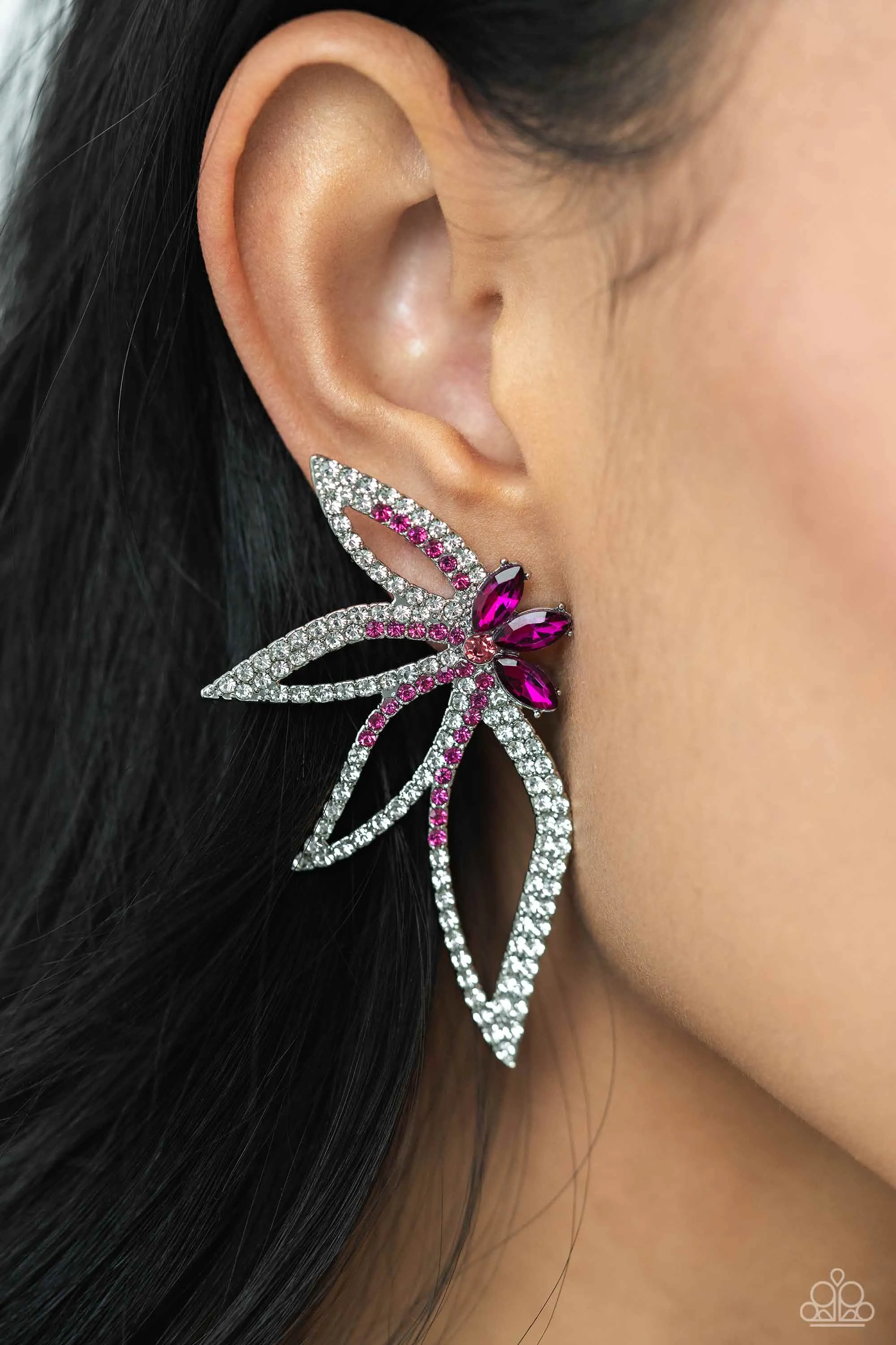 Earrings Twinkling Tulip - Pink E445