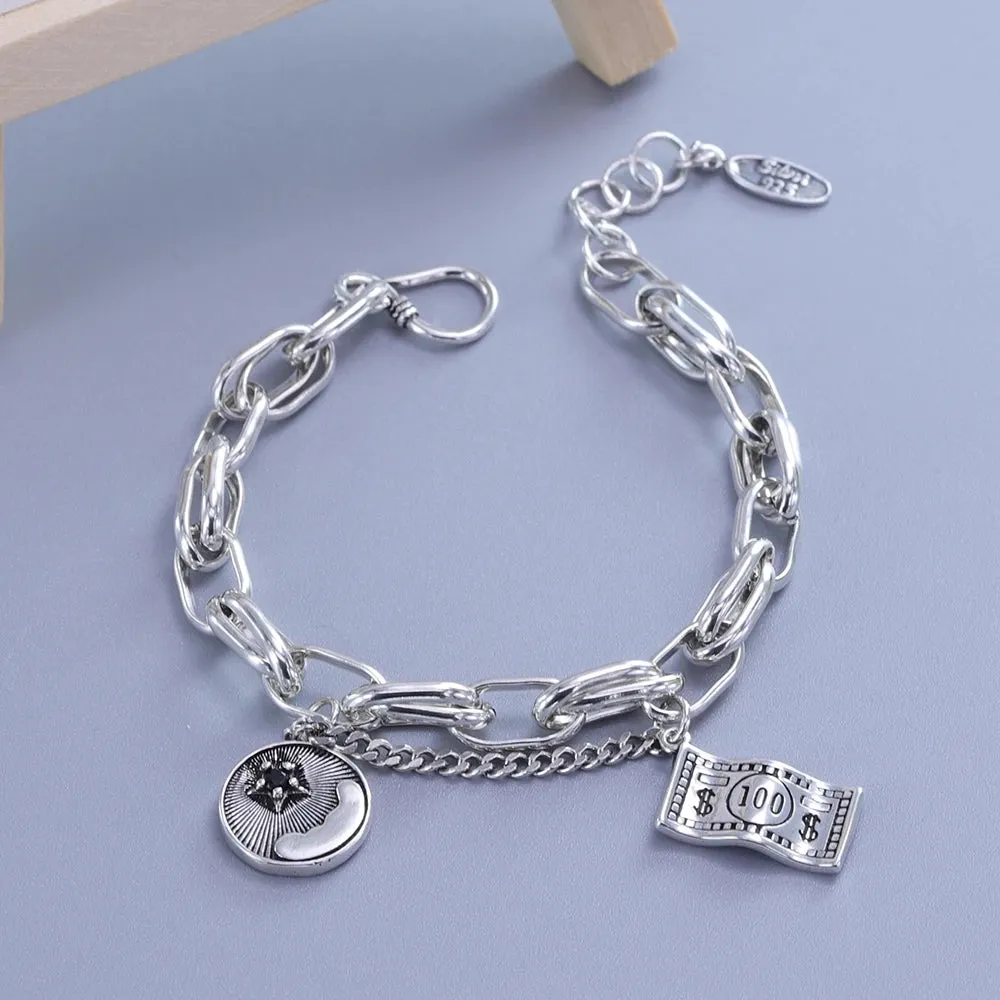 Elegant Silver Butterfly Bracelet, Nature-Inspired Jewelry for Wome