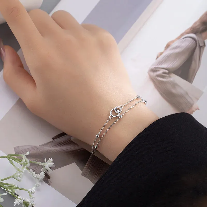 Elegant Silver Butterfly Bracelet, Nature-Inspired Jewelry for Wome