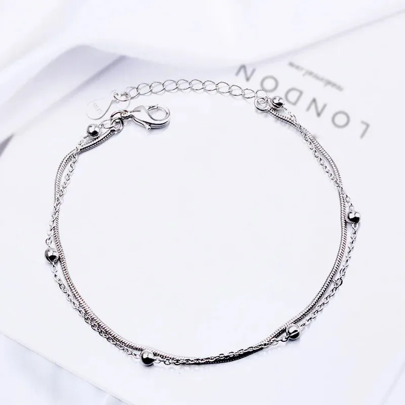 Elegant Silver Butterfly Bracelet, Nature-Inspired Jewelry for Wome
