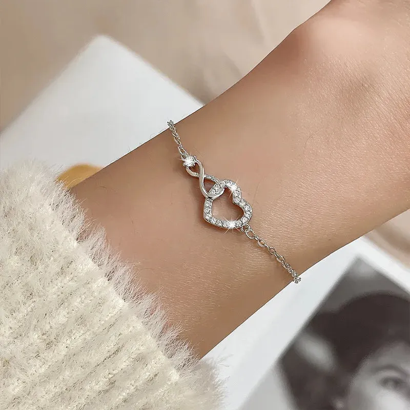Elegant Silver Butterfly Bracelet, Nature-Inspired Jewelry for Wome