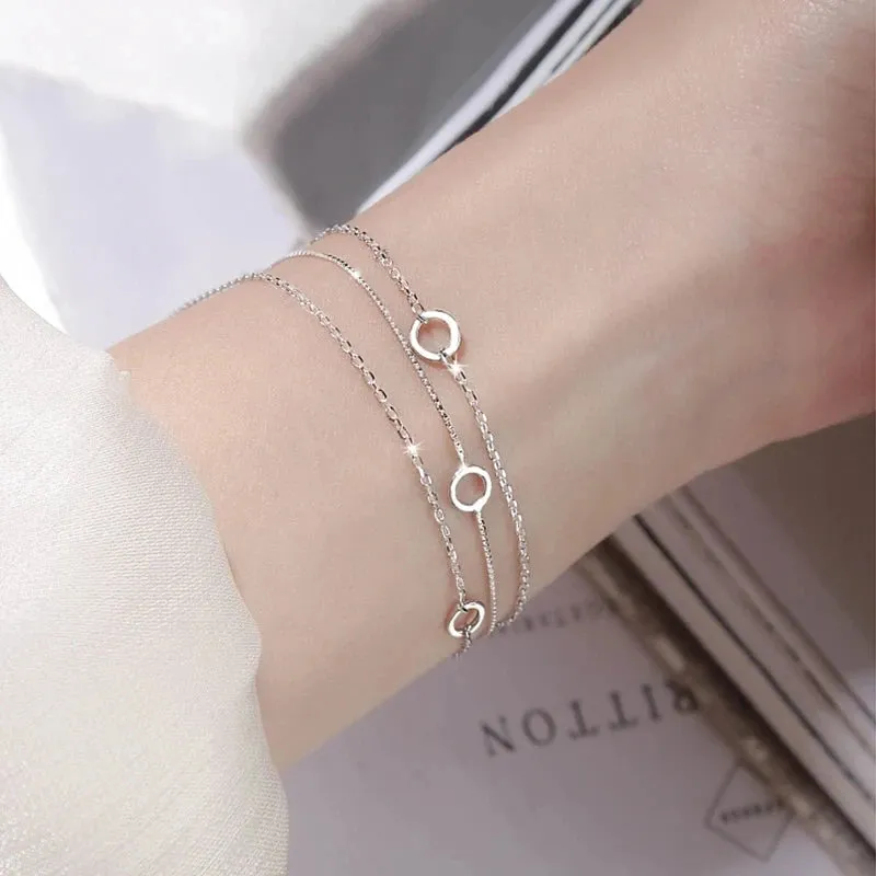Elegant Silver Butterfly Bracelet, Nature-Inspired Jewelry for Wome
