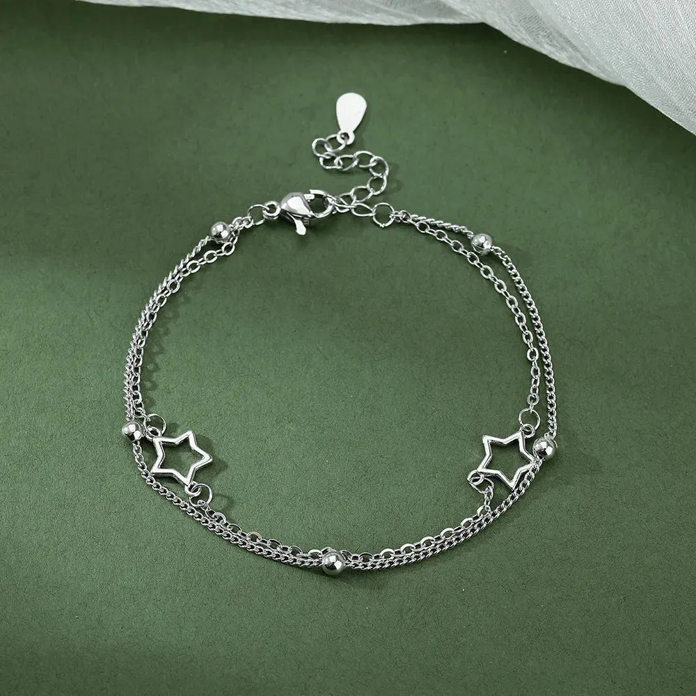 Elegant Silver Butterfly Bracelet, Nature-Inspired Jewelry for Wome