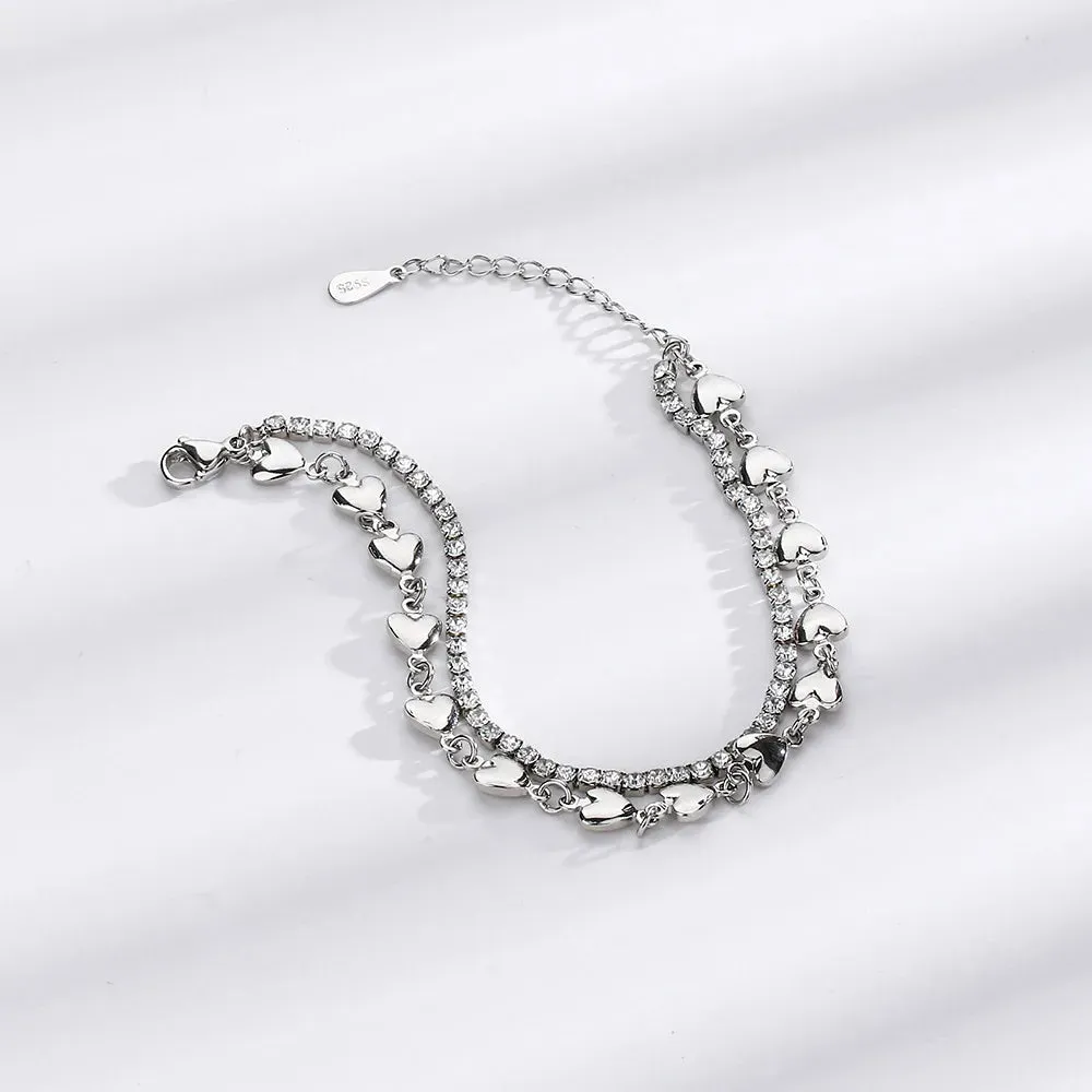Elegant Silver Butterfly Bracelet, Nature-Inspired Jewelry for Wome