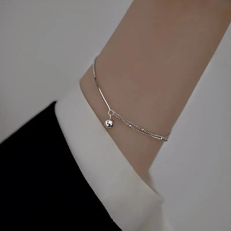 Elegant Silver Butterfly Bracelet, Nature-Inspired Jewelry for Wome