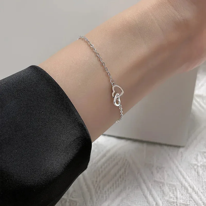 Elegant Silver Butterfly Bracelet, Nature-Inspired Jewelry for Wome