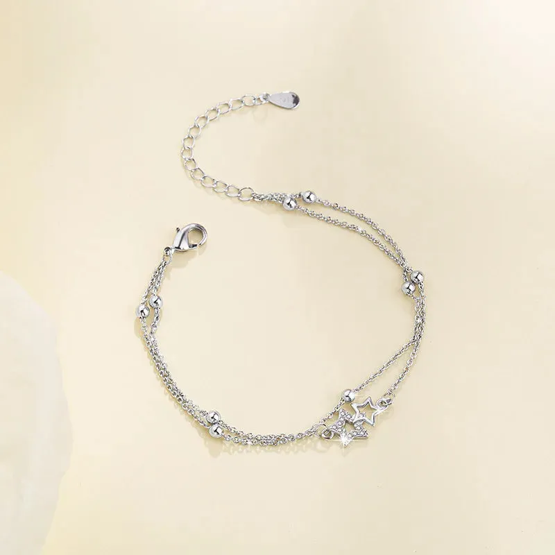 Elegant Silver Butterfly Bracelet, Nature-Inspired Jewelry for Wome