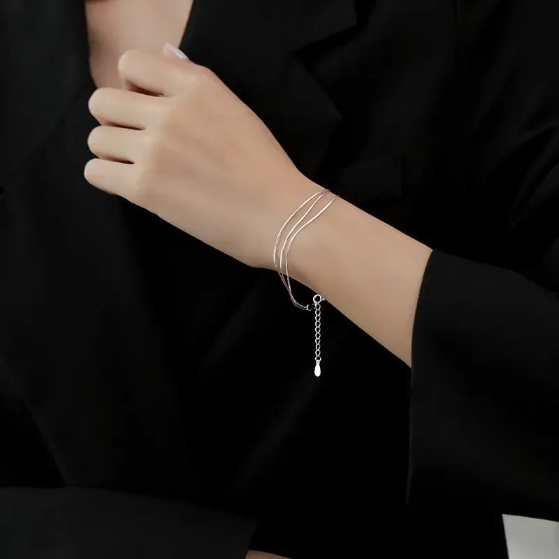 Elegant Silver Butterfly Bracelet, Nature-Inspired Jewelry for Wome