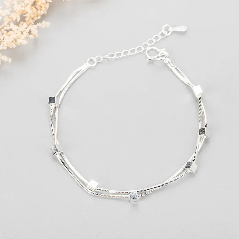Elegant Silver Butterfly Bracelet, Nature-Inspired Jewelry for Wome