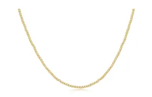 ENEWTON 17" choker classic gold 2.5mm bead**