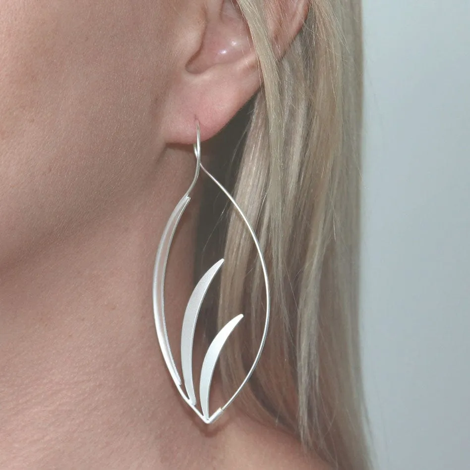 Extra Large Flame Earring